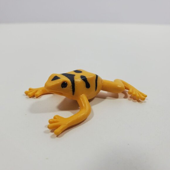 Safari Ltd Frogs And Lily Pad Mini Figures Lot 9 pc Colorful Plastic - Picture 8 of 16